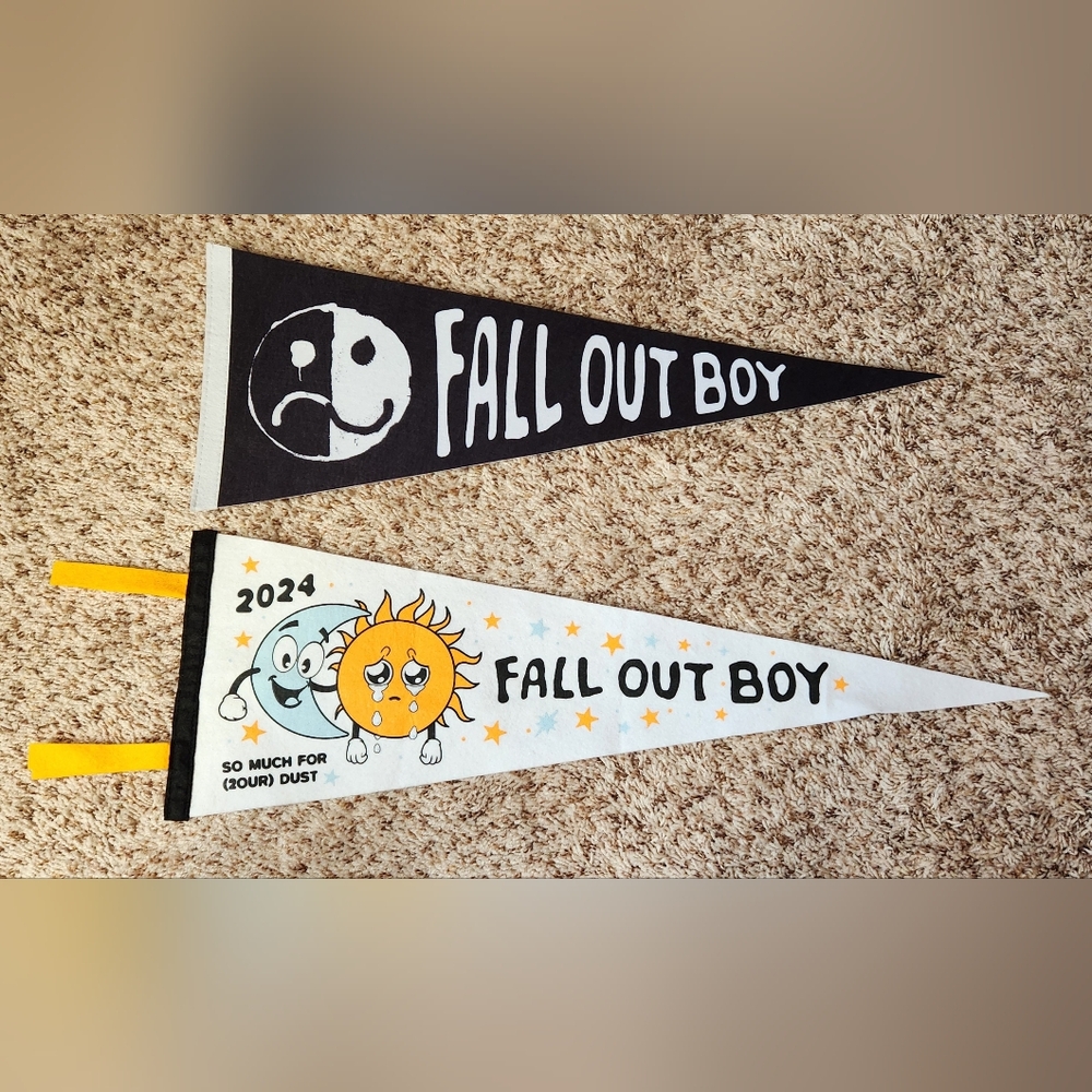 Fall Out Boy Band Pennant Flag So Much for Stardust (2our)